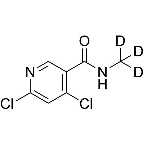 4,6-Dichloro-N-methylnicotinamide-d3 1609531-34-1